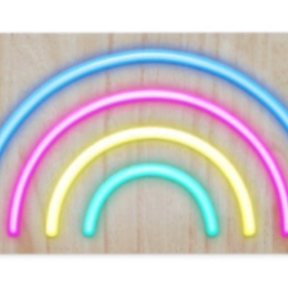 COPY - Rainbow Dreams LED Rainbow Wall Art Deco Night Lite Take it Anywhere NIB - Picture 1 of 4